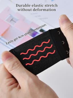 3pcs 3hook bra strap extenders, comfortable adjustable bra straps, no bra look, ladies lingerie and underwear accessories