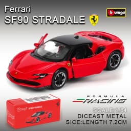 Bburago 1: 64 Ferrari SP3 812 Competitor ENZO F40 F12TDF SF90 458 Collection Series Car Die Casting Model Children's Gift Toy