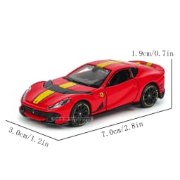 Bburago 1: 64 Ferrari SP3 812 Competitor ENZO F40 F12TDF SF90 458 Collection Series Car Die Casting Model Children's Gift Toy