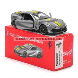 Bburago 1: 64 Ferrari SP3 812 Competitor ENZO F40 F12TDF SF90 458 Collection Series Car Die Casting Model Children's Gift Toy