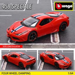 Bburago 1: 64 Ferrari SP3 812 Competitor ENZO F40 F12TDF SF90 458 Collection Series Car Die Casting Model Children's Gift Toy