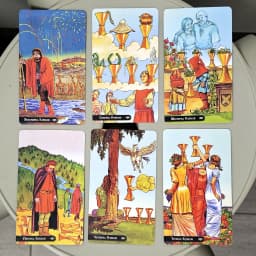 Tarot of New Vision 10.3*6cm 78 Pcs Rider Tarot Cards In Russian Language