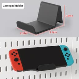 No-Drill Clamp-On Standing Pegboard Storage Organizer, Desktop Rack with DIY Accessories, Office Desk Stationery Holder