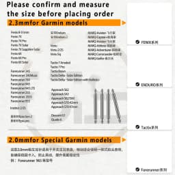 2mm 2.3mm Stainless Steel Spring Bars for Garmin Fenix Venu Forerunner Watch Strap Connector Release Spring Pins 22mm 26mm