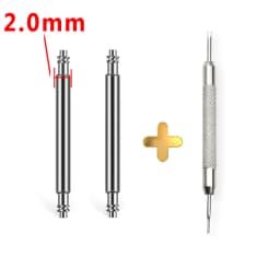 2mm 2.3mm Stainless Steel Spring Bars for Garmin Fenix Venu Forerunner Watch Strap Connector Release Spring Pins 22mm 26mm