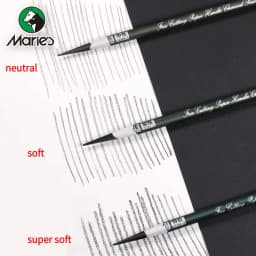 Marie's Sketch Charcoal Pencil Set Soft/Neutral/Super Soft Drawing Pencil Professional Art Supplies