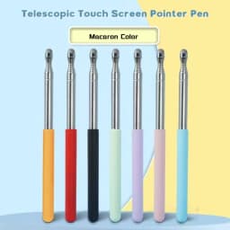 High Quality Stainless Steel Touch Screen Pen 68MM Telescopic Rod Teaching Pointer Reading Sticks Teaching Tools