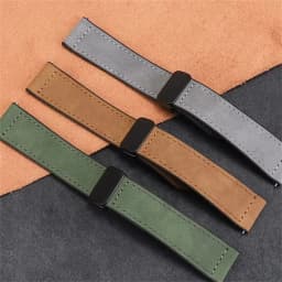 Leather Silicone Strap For Xiaomi Watch S4 S3 S2 S1 Pro Active 20mm 22mm Sport Silicone Magnetic Band For MI Watch Color 2