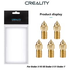 Creality Ender 3 V3 SE Nozzles 0.2/0.4/0.6/0.8/1mm High-Speed Brass Nozzles Hotend Extruder Nozzle 3D Printer Accessory