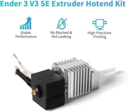 Creality Ender 3 V3 SE Hotend Nozzle Kit Efficient Heating Cooling Dissipate Heat Stainless Steel Throat 3D Printer Accessories