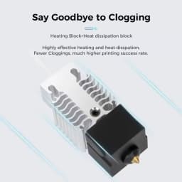Creality Ender 3 V3 SE Hotend Nozzle Kit Efficient Heating Cooling Dissipate Heat Stainless Steel Throat 3D Printer Accessories