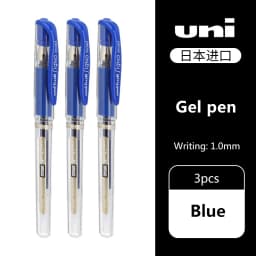 3pcs Japan UNI Highlight Gel Pens UM-153 for Writing Painting Signature Super Strong Color Overlay Uniball 1.0mm Art Supplies