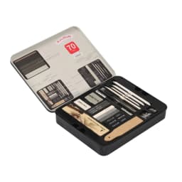 KALOUR Art 70pcs Sketching&Drawing Pencil Set Professional Various Hardness Pencils For Kids Artists Beginners In Gift Tin Box