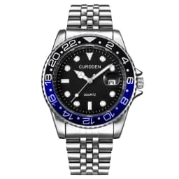 Men Original Brand Watches Gold Fashion Full Steel Band Simple Date Quartz Vintage Wristwatch Silver Montre Homme Reloj Hombre