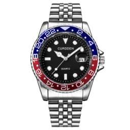 Men Original Brand Watches Gold Fashion Full Steel Band Simple Date Quartz Vintage Wristwatch Silver Montre Homme Reloj Hombre