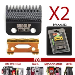 BRDCLIP 808E Scalelike DLC FADE Original Blade Hair Clipper Replaceable Cutter Head for 2020C Madeshow M10 M5 All Steel Blade