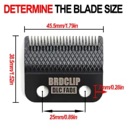 BRDCLIP 808E Scalelike DLC FADE Original Blade Hair Clipper Replaceable Cutter Head for 2020C Madeshow M10 M5 All Steel Blade