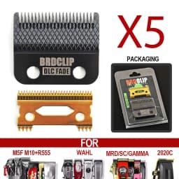 BRDCLIP 808E Scalelike DLC FADE Original Blade Hair Clipper Replaceable Cutter Head for 2020C Madeshow M10 M5 All Steel Blade