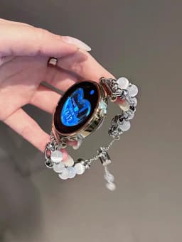 18mm 20mm 22mm Small Fragrance Chain Strap Suitable for Samsung Galaxy Watch 7 FE 5 Pro 4 6 44mm 40mm Bracelet Correa Metal