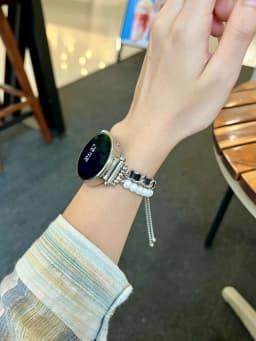 18mm 20mm 22mm Small Fragrance Chain Strap Suitable for Samsung Galaxy Watch 7 FE 5 Pro 4 6 44mm 40mm Bracelet Correa Metal