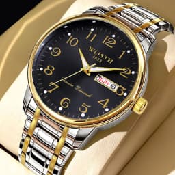 Quartz Watch Digital Elderly Professional Night Light Watch Calendar Waterproof Gift Watch