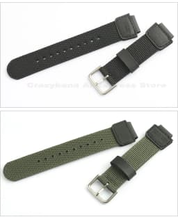 Nylon Leather Strap for CASIO AE1000W AE1200 PRG-270 AQ-S810 W-735H AEQ-110W SGW300/400 MRW-200H Men's Watchband Accessorie 18mm