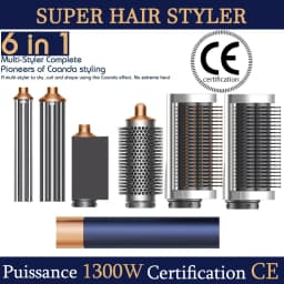SenCiciMen X9 Multi Hair Styler Curling Iron Hair Hot Air Brush Curling Barrel Hair Dryer Salon Professional Curly Hair Styler