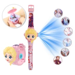 3D Cartoon Stitch Kids Watches For Girls Projection Unicorn Mickey Children Watch Digital Clock Gift Dropshipping montre enfant