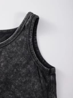 100% Cotton Solid Color Women Washed Vest Y2K Casual Tank Top Street Sleeveless Clothes Summer Rhinestone Craft Sportswear