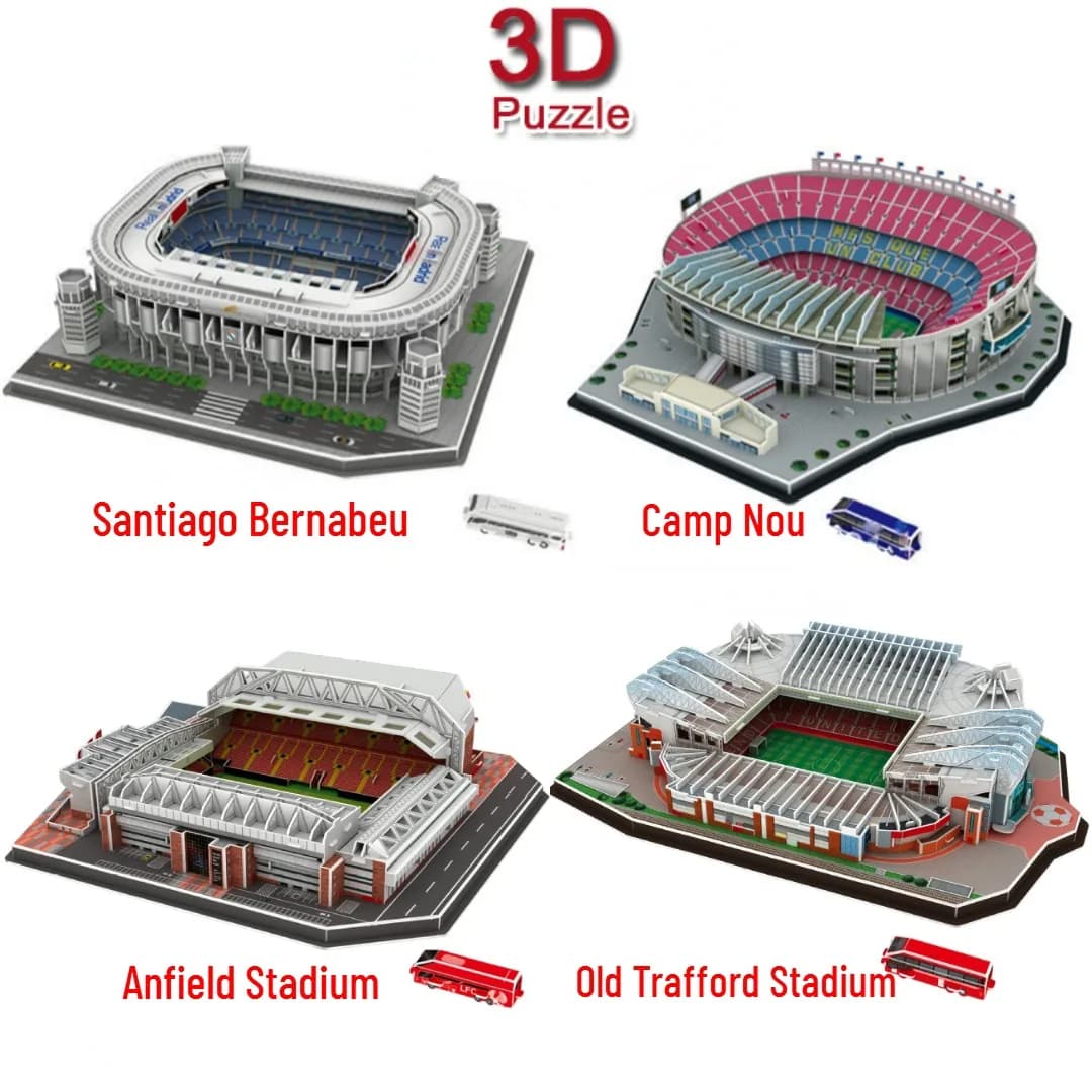 A Large 3D Paper Stadium Puzzle Model for Passionate Football Fans to Fight with Your Home Team,Halloween/Christmas gifts