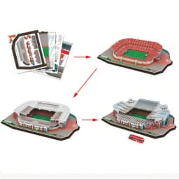 A Large 3D Paper Stadium Puzzle Model for Passionate Football Fans to Fight with Your Home Team,Halloween/Christmas gifts