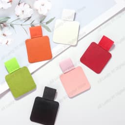 6-1pcs Pen Loops Pencil Holders Self-Adhesive PU Leather Pad for Stylus Pencil Books Notebooks Anti-lost Anti-fall Elastic Loops