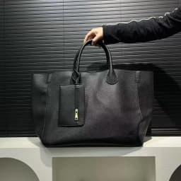 Ladies' fashionable vegan leather oversized handbag with large capacity, simple and versatile shopping bag