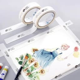 Paul Rubens Watercolor Masking Tape 25mmx20m Sketch Painting Oil Painting Artist Washi Tape Sketch Fixation Sticky Traceless