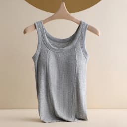 M-4XL For 45-105kg Threaded Cotton Plus Size Camisole Top with Built-in Bra For Women Modal Seamless Underwear Tank Tops