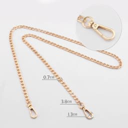 40/60/90/120cm Handbag Metal Chains DIY Purse Chain With Buckles Shoulder Bags Straps Handbag Handles Bag Parts Gold Chain