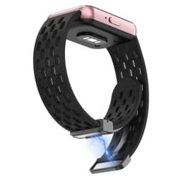 Magnetic Buckle Mesh Silicone Strap For Samsung Fit 3 Sport Breathable Watch Band For Samsung Galaxy Fit 3 Replacement Bracelet