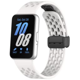 Magnetic Buckle Mesh Silicone Strap For Samsung Fit 3 Sport Breathable Watch Band For Samsung Galaxy Fit 3 Replacement Bracelet