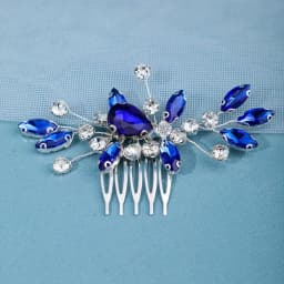 Luxury Crystal Rhinestone Flower Pearl Hair Comb Bridal Headband Tiara Hairpin Party Wedding Bridal Hair Accessories Jewelry