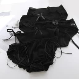 Black Bow Lace Underpant Panties Women Cotton Underwear Seamless Briefs Girls  Panties Lingeries Women's Underwear Panties