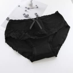 Black Bow Lace Underpant Panties Women Cotton Underwear Seamless Briefs Girls  Panties Lingeries Women's Underwear Panties