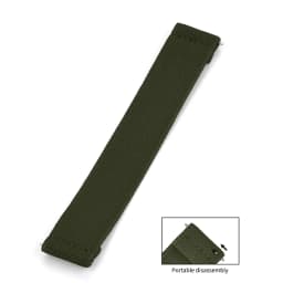 18/19/20/21/22mm Pale Blue Hook and Loop Watch Strap Breathable Nylon Easy Adjust Adhesive Band For Sports Watch Band