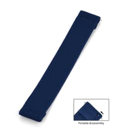 18/19/20/21/22mm Pale Blue Hook and Loop Watch Strap Breathable Nylon Easy Adjust Adhesive Band For Sports Watch Band
