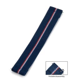 18/19/20/21/22mm Pale Blue Hook and Loop Watch Strap Breathable Nylon Easy Adjust Adhesive Band For Sports Watch Band