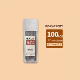 M&G Pencil Refill 2B/HB 0.5mm 0.7mm Graphite Refill Mechanical Pencil Refill Plastic Auto Replacement Pencil Refill