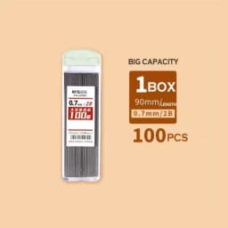 M&G Pencil Refill 2B/HB 0.5mm 0.7mm Graphite Refill Mechanical Pencil Refill Plastic Auto Replacement Pencil Refill