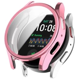 Silicone Case Glass For Samsung Galaxy Watch 7/6 40MM 44MM All-Around Screen Protector Soft TPU Protective Cover Watch7 44 Cases