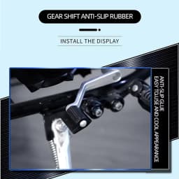 1pc Motorcycle Shift Gear Lever Anti-skid Pedal Rubber Cover Shoe Protector Foot Peg Toe Gel Motorcycle Rain Boots Accessories
