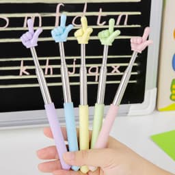 1pc Finger Shape Mini Pointer Stick 21~68cm Retractable Office and Educational Supplies Teaching Tools Student Pointer TMZ