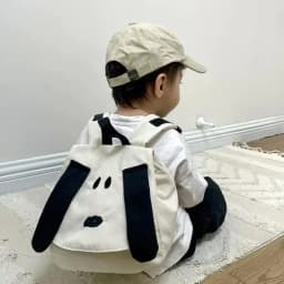 1 Pcs Backpack Cartoon Cute Dog Boys and Girls Fashion Canvas Travel Bag